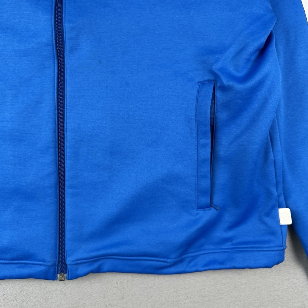 Vintage Y2K Adidas Italy Full Zip Jacket XL World Cup Warm Up Soccer Italia - Picture 8 of 16